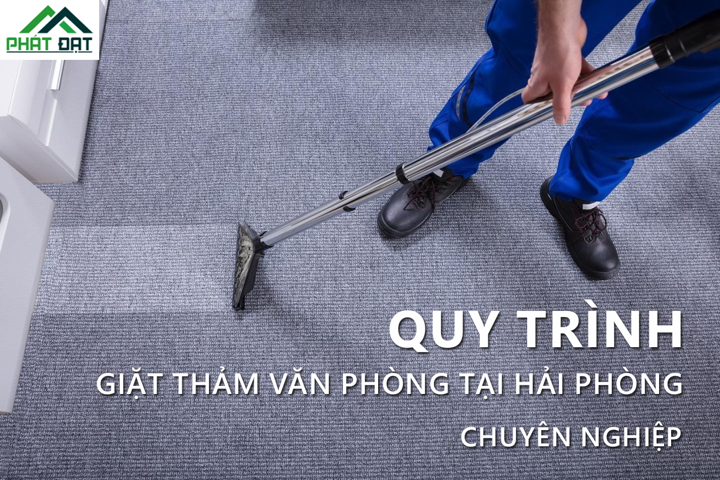 Quy trình giặt thảm văn phòng tại Hải Phòng chuyên nghiệp